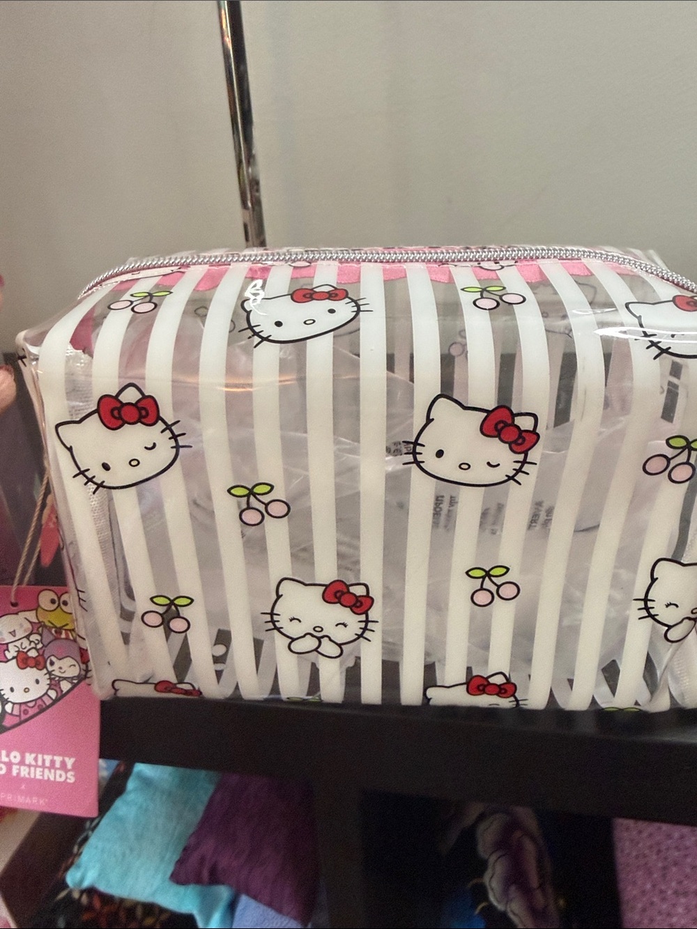 Sanrio Hello Kitty Clear Cosmetic Pouch Bundle - Picture 8 of 9